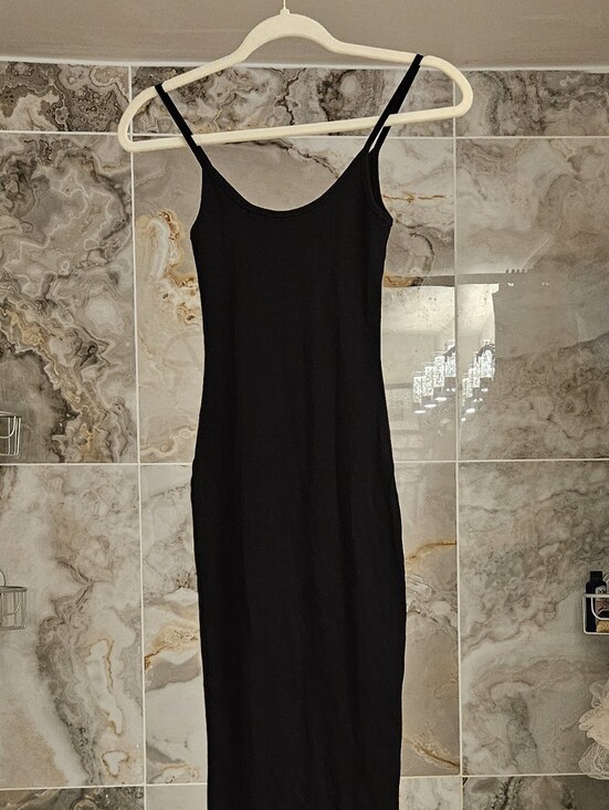 Meshki Dresses & Skirts - Meshki Black Midi Knit Tank Dress